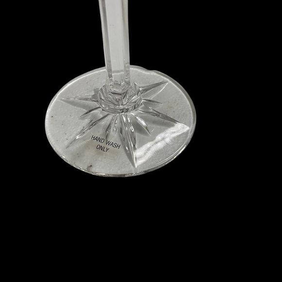 Pair of Elegant Mikasa Cut Crystal Golden Tiara Candlesticks Germany - Picture 5 of 12